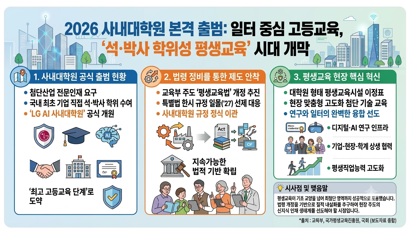 사내대학원 출범 사내대학원 출범